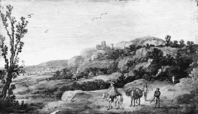 Paesaggio collinare - Statens Museum for Kunst